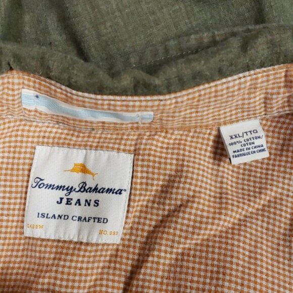 Tommy Bahama Jeans Island Crafted Button Down Shirt Mens Sz 2XL - Picture 3 of 11
